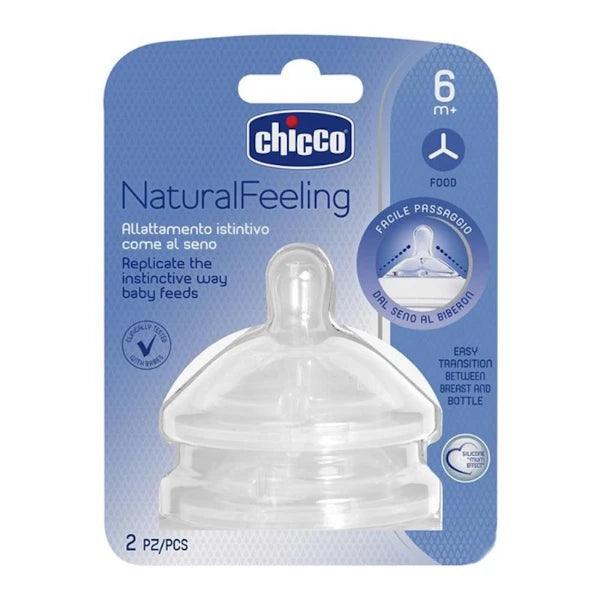 Chicco - Natural Feeling Teat 6m+ - ORAS OFFICIAL