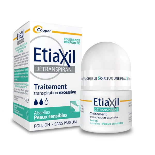 Etiaxil - Detranspirant Excessive Sweating Armpits Roll On For Sensitive Skin - ORAS OFFICIAL