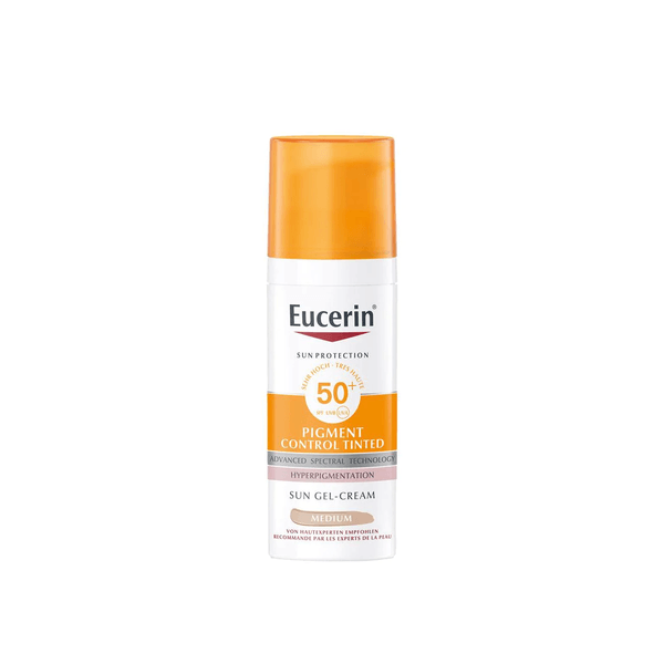 Eucerin - Pigment Control SPF 50+ Sun Gel Cream Tinted Medium - ORAS OFFICIAL