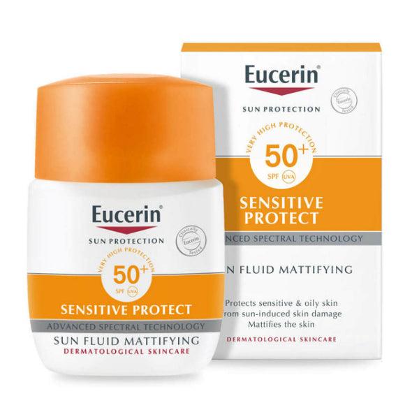 Eucerin - Sensitive Protect Sun Fluid Mattifying SPF50+ - ORAS OFFICIAL