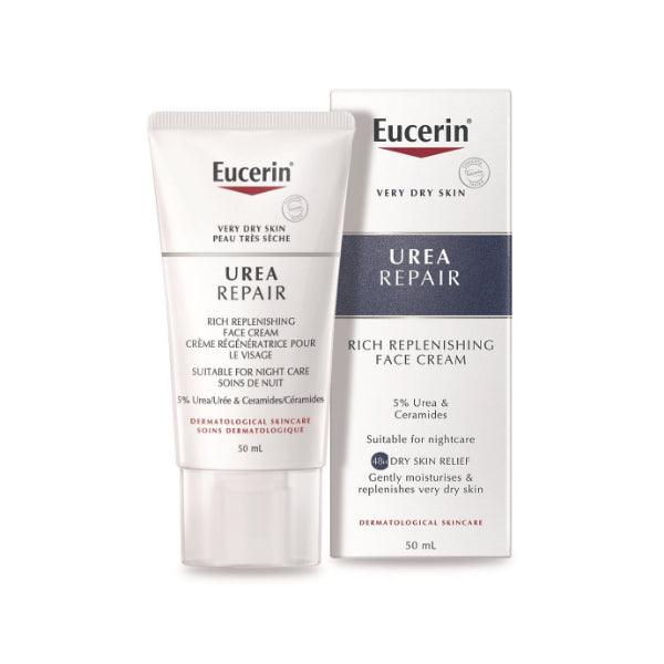 Eucerin - Urea Repair Plus 5% Urea Replenishing Face Cream - ORAS OFFICIAL