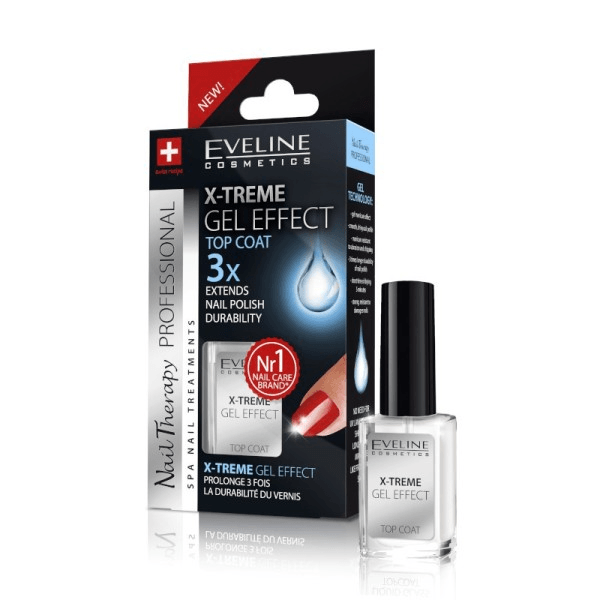 Eveline - Nail Therapy X-Treme Gel Effect Fast Dry Top Coat - ORAS OFFICIAL