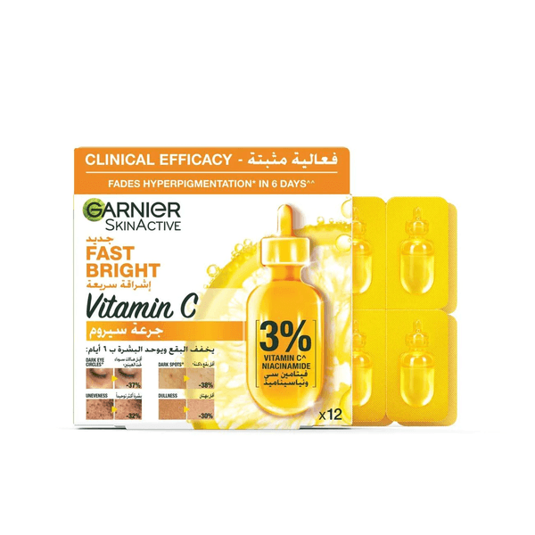 Garnier - Skin Active Fast Bright Vitamin C Ampoule Serum - ORAS OFFICIAL