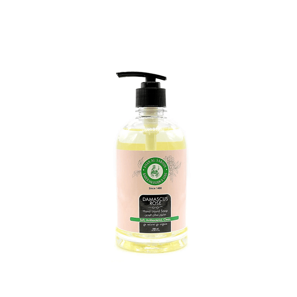 Khan Al Saboun - Hand Liquid Soap Damascus Rose - ORAS OFFICIAL