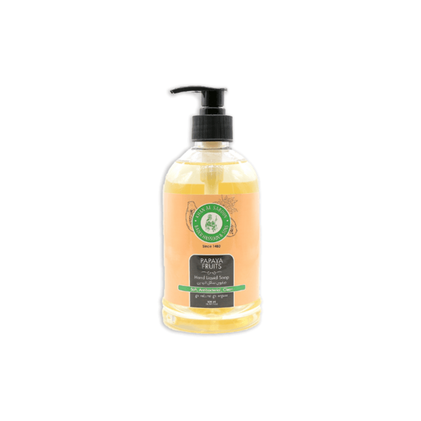 Khan Al Saboun - Hand Liquid Soap Papaya Fruits - ORAS OFFICIAL