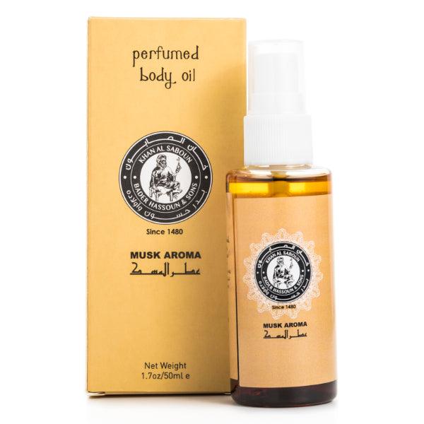 Khan Al Saboun - Perfumed Body Oil Musk Aroma - ORAS OFFICIAL