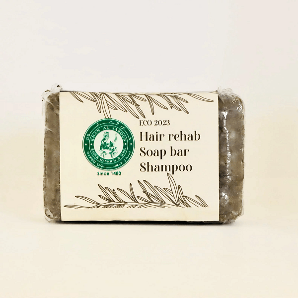 Khan Al Saboun - Rosemary Eco Hair Rehab Soap Bar Shampoo - ORAS OFFICIAL