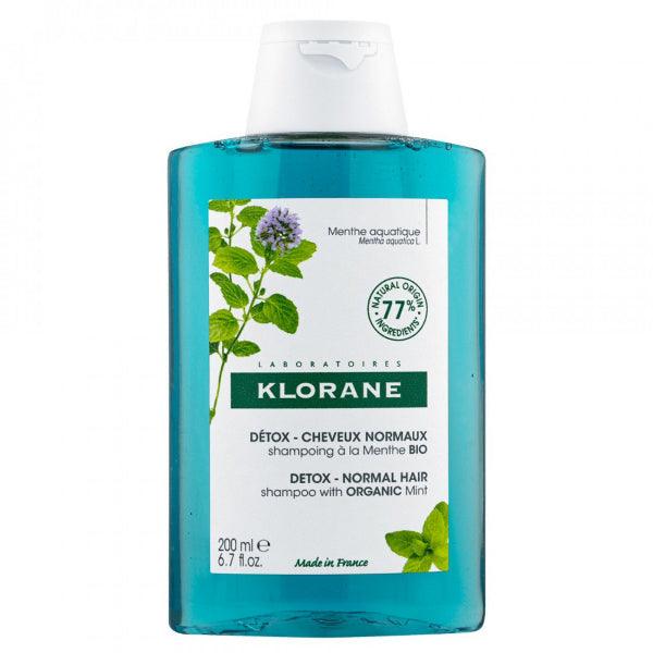 Klorane - Detox - Normal Hair Shampoo with ORGANIC Mint - ORAS OFFICIAL