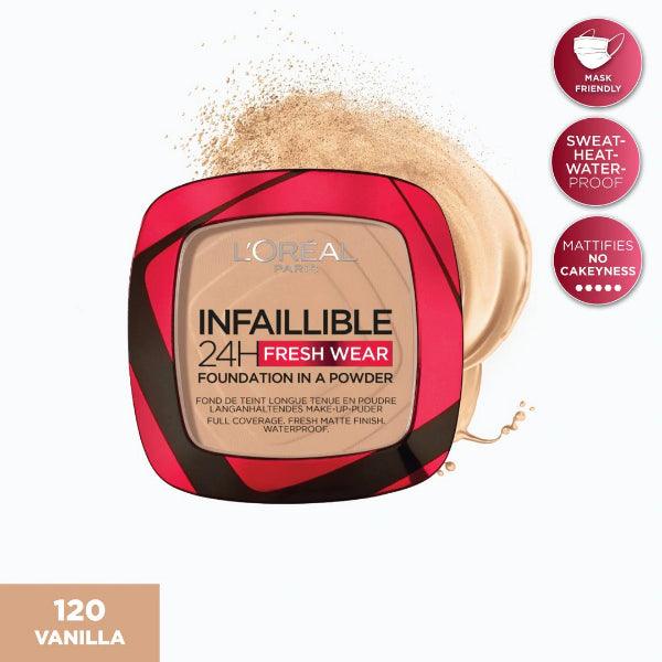 L'oreal Paris - Infaillible 24H Fresh Wear Foundation in a Powder - ORAS OFFICIAL