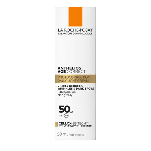 La Roche Posay - Anthelios Age Correct Photocorrection Daily Light Cream Spf50+ - ORAS OFFICIAL