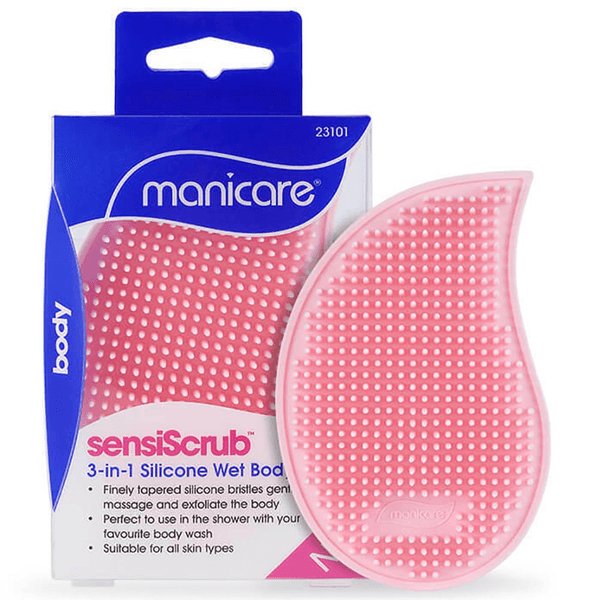 Manicare - SensiScrub 3 In 1 Silicone Wet Body Brush - ORAS OFFICIAL