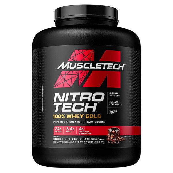 Muscletech - Nitro Tech 100% whey gold Double Rich Chocolate - ORAS OFFICIAL