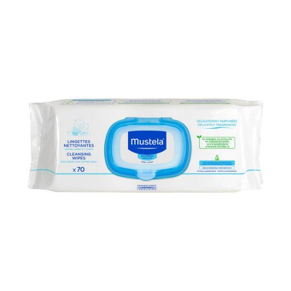 Mustela - cleansing Wipes 70 - ORAS OFFICIAL