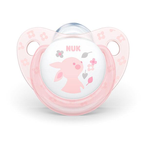 Nuk - Baby Rose & Blue Soother 0-6 m - ORAS OFFICIAL