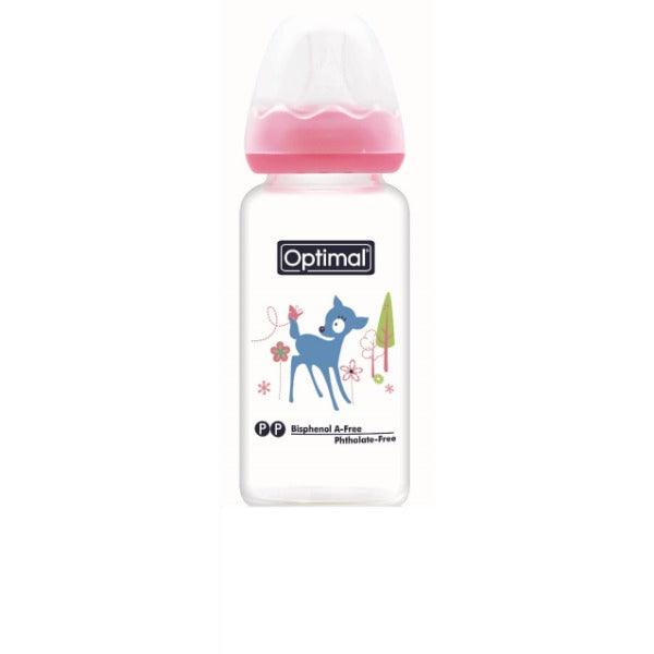 Optimal - Glass Baby Feeding Bottle 0-6m - ORAS OFFICIAL