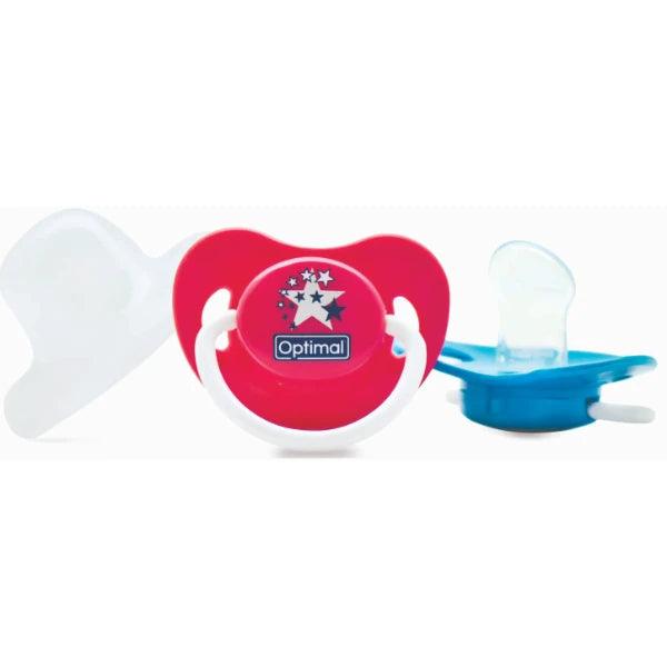 Optimal - Orthodontic Silicone Pacifier Stars 0-6m - ORAS OFFICIAL