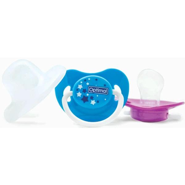 Optimal - Orthodontic Silicone Pacifier Stars 6-18m - ORAS OFFICIAL