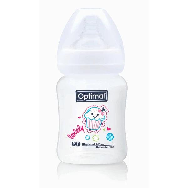 Optimal - PP Wide Neck Feeding Bottle 0-6m - ORAS OFFICIAL