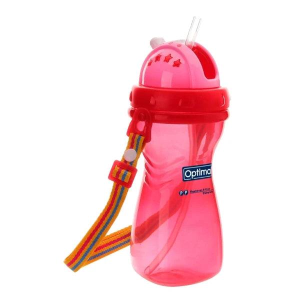Optimal - PP Wide Neck Silicone Straw Bottle 12m+ - ORAS OFFICIAL