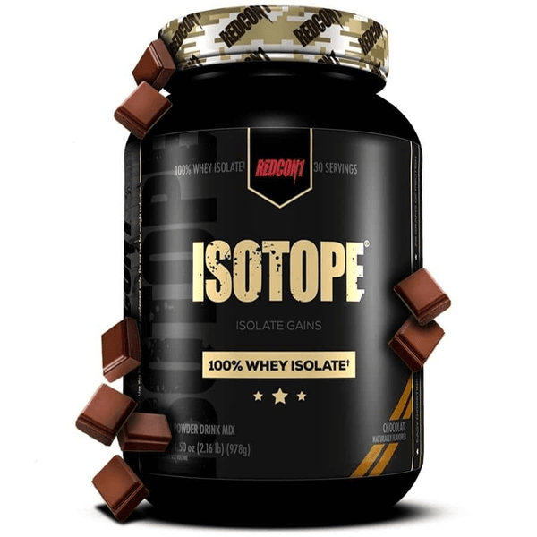 Redcon 1 - Isotope Isolate Gains 100% Whey Isolate Chocolate - ORAS OFFICIAL