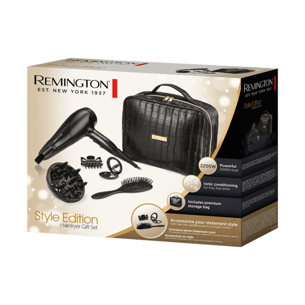 Remington - Style Edition Hairdryer Gift Set D3195GP - ORAS OFFICIAL