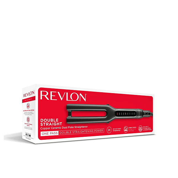 Revlon - Double Straight Copper Ceramic Dual Plate Straightener - ORAS OFFICIAL