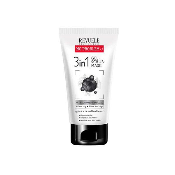 Revuele - 3 in 1 Gel Scrub Mask With Charcoal - ORAS OFFICIAL