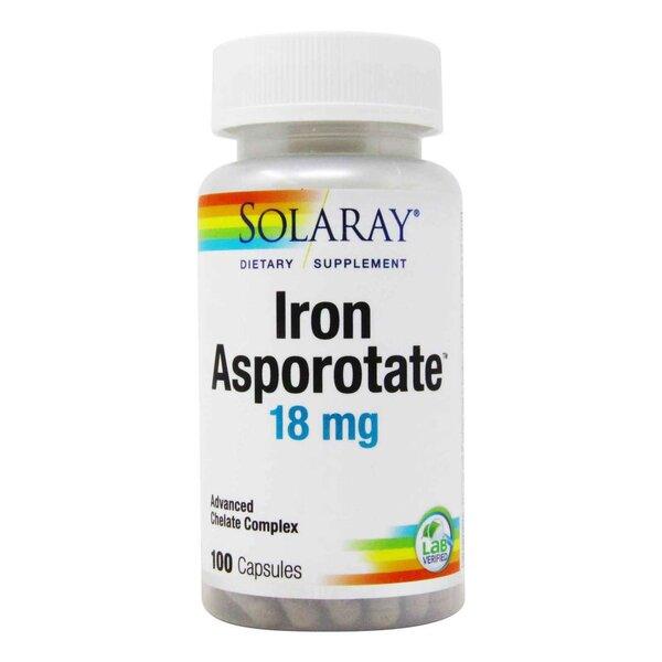 Solaray - Iron Asporotate 18 mg - ORAS OFFICIAL