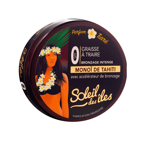 Soleil Des Iles - Graisse A Traire SPF 0 Parfum Tiare Bronzage Intense - ORAS OFFICIAL