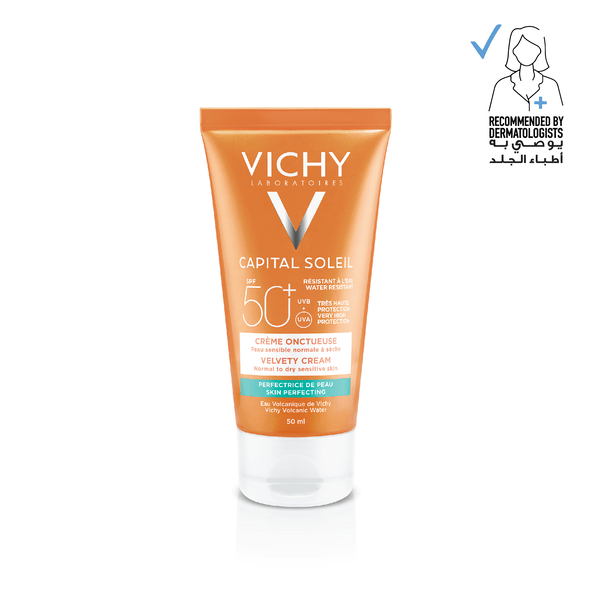 VICHY - Capital Ideal Soleil Skin Perfecting Velvety Cream SPF 50+ - ORAS OFFICIAL