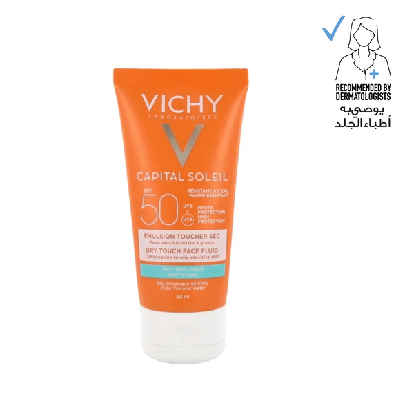 Vichy - Capital Soleil Dry Touch Face Fluid Anti Brilliance Mattifying Spf 50 - ORAS OFFICIAL